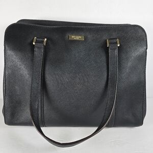 Kate Spade Newbury Lane Miles Black Saffiano Leather Shoulder Bag Designer Purse